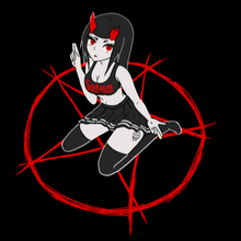 Load image into Gallery viewer, Sticker--Demon Hollyee
