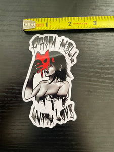 Sticker--Demon Mask